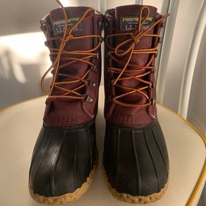 L.L. Bean Duck Boots Gore-Tex Lined